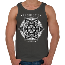 PRINTFASHION Mandala - Férfi atléta - Sötétszürke atléta, trikó