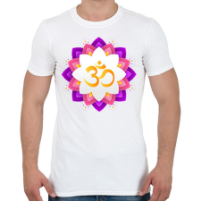 PRINTFASHION Mandala - Férfi póló - Fehér férfi póló
