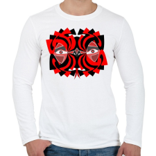 PRINTFASHION mandala head 1 - Férfi hosszú ujjú póló - Fehér férfi póló
