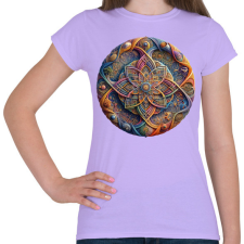 PRINTFASHION mandala - Női póló - Viola női póló