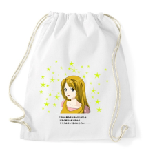 PRINTFASHION manga2 - Sportzsák, Tornazsák - Fehér tornazsák