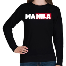 PRINTFASHION MANILA - Női pulóver - Fekete