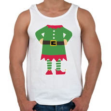 PRINTFASHION Manó jelmez - Férfi atléta - Fehér