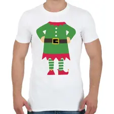 PRINTFASHION Manó jelmez - Férfi póló - Fehér férfi póló