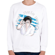 PRINTFASHION Manolis Giamas - Stin igeia mas - Rethymnon Kréta - Gyerek pulóver - Fehér