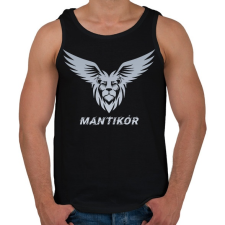 PRINTFASHION Mantikór | Boys - Férfi atléta - Fekete atléta, trikó