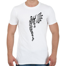 PRINTFASHION Maori angyalember - Férfi póló - Fehér