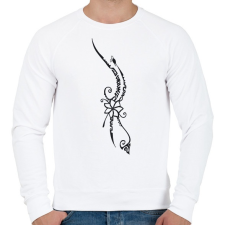 PRINTFASHION Maori hullám2 - Férfi pulóver - Fehér női pulóver, kardigán