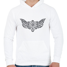 PRINTFASHION Maori rája - Férfi kapucnis pulóver - Fehér női pulóver, kardigán