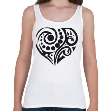 PRINTFASHION Maori szív3 - Női atléta - Fehér