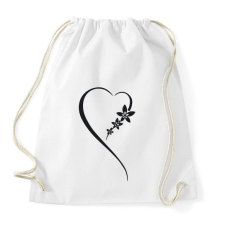 PRINTFASHION Maori szív - Sportzsák, Tornazsák - Fehér tornazsák