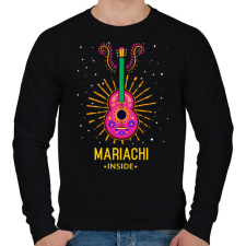 PRINTFASHION Mariachi - Férfi pulóver - Fekete férfi pulóver, kardigán
