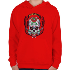 PRINTFASHION Mariachi - Gyerek kapucnis pulóver - Piros gyerek pulóver, kardigán