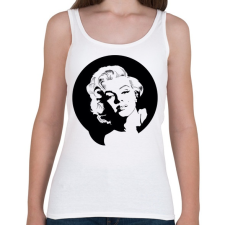 PRINTFASHION marilyn monroe - Női atléta - Fehér női trikó