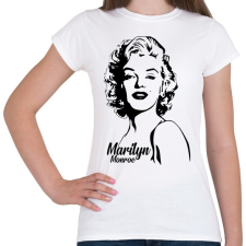 PRINTFASHION Marilyn Monroe - Női póló - Fehér női póló