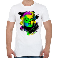 PRINTFASHION marilyn-monroe-png - Férfi póló - Fehér férfi póló