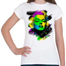 PRINTFASHION marilyn-monroe-png - Női póló - Fehér női póló