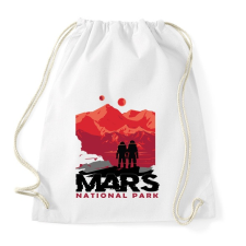 PRINTFASHION Mars nemzeti park - national park - Sportzsák, Tornazsák - Fehér tornazsák