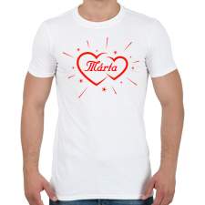 PRINTFASHION Márta - Férfi póló - Fehér férfi póló