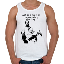 PRINTFASHION marvin gaye quotes - Férfi atléta - Fehér atléta, trikó