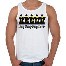 PRINTFASHION Mashle Bling-Bang-Bang-Born - Férfi atléta - Fehér atléta, trikó