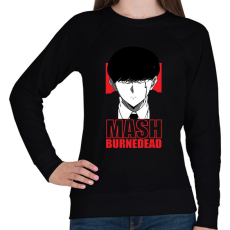 PRINTFASHION Mashle Mash Burnedead - Női pulóver - Fekete