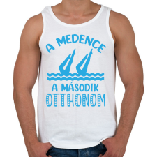PRINTFASHION Második otthon - Férfi atléta - Fehér atléta, trikó