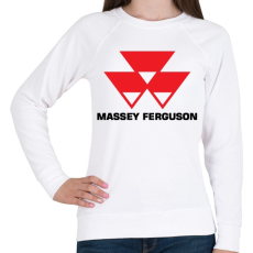 PRINTFASHION Massey-Ferguson - Női pulóver - Fehér