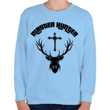 PRINTFASHION MASTER HUNTER - Gyerek pulóver - Világoskék gyerek póló