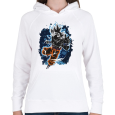 PRINTFASHION Mastered Goku - Női kapucnis pulóver - Fehér