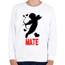 PRINTFASHION Mate - Gyerek pulóver - Fehér gyerek pulóver, kardigán