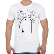 PRINTFASHION Matek borzalmai - fekete - Férfi póló - Fehér férfi póló