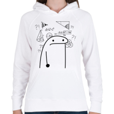 PRINTFASHION Matek borzalmai - fekete - Női kapucnis pulóver - Fehér