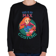 PRINTFASHION Max costume - Gyerek pulóver - Fekete gyerek pulóver, kardigán