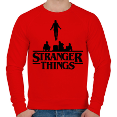 PRINTFASHION Max Stranger Things - Férfi pulóver - Piros