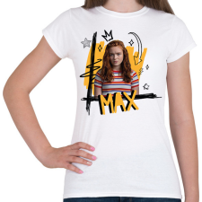 PRINTFASHION Max - Stranger Things - Női póló - Fehér női póló