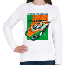 PRINTFASHION MAZDA 787B - Női pulóver - Fehér