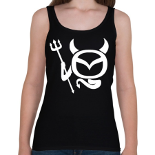 PRINTFASHION Mazda Devil - Női atléta - Fekete női trikó