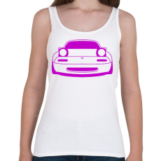 PRINTFASHION Mazda mx5 Lila - Női atléta - Fehér