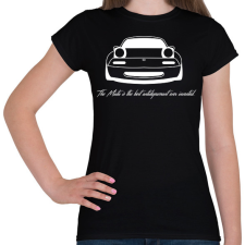 PRINTFASHION Mazda mx5 - Női póló - Fekete női póló