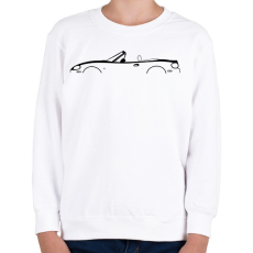 PRINTFASHION Mazda NB Fekete - Gyerek pulóver - Fehér