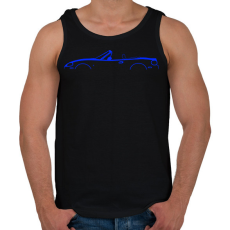 PRINTFASHION Mazda NB kék - Férfi atléta - Fekete