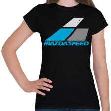 PRINTFASHION Mazda Speed - Női póló - Fekete női póló