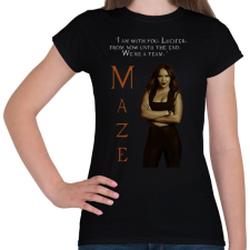 PRINTFASHION maze - Női póló - Fekete női póló