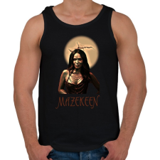 PRINTFASHION MAZEKEEN - Férfi atléta - Fekete atléta, trikó