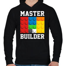 PRINTFASHION MB - Férfi kapucnis pulóver - Fekete férfi pulóver, kardigán