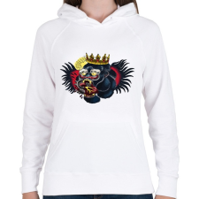 PRINTFASHION McGregor Tattoo - Női kapucnis pulóver - Fehér női pulóver, kardigán