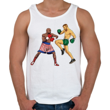 PRINTFASHION McGregor vs Mayweather - Férfi atléta - Fehér atléta, trikó