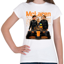 PRINTFASHION Mclaren 2025 - Női póló - Fehér női póló