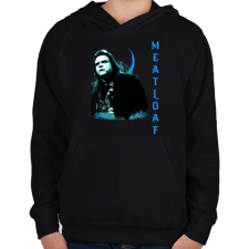 PRINTFASHION Meatloaf - Gyerek kapucnis pulóver - Fekete gyerek pulóver, kardigán